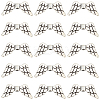 120Pcs Tibetan Style Alloy Beads FIND-SC0009-37-1
