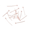 Brass Ball Head Pins LS-KK-WH0058-02A-RG-3