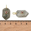Natural Labradorite Pendants KK-CBAF9BC-20G-01-3
