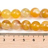 Natural Striped Agate/Banded Agate Beads Strands G-Z060-A01-C20-3