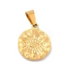 PVD Vacuum Plating 304 Stainless Steel Pendants STAS-F277-30G-2