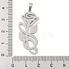 Non-Tarnish 304 Stainless Steel Pendants STAS-Z076-15P-3