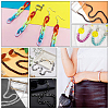   7Pcs 7 Colors Acrylic Chain Purse Bag Handle & Eyeglasses Chains AJEW-PH0001-57-7