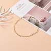 Brass Cable Chain Necklace for Men Women NJEW-JN03735-3