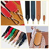 8 Bags 8 Colors Cowhide Purse Suspension Clasps Bag Strap Connector Fabric PURS-CL0001-04B-5