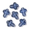 Transparent Spray Paint Glass Beads GLAA-Z011-04H-1