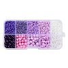 DIY 10 Grids ABS Plastic & Glass Seed Beads Jewelry Making Finding Beads Kits DIY-G119-01A-1