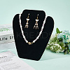 Velvet & Wood Jewelry Nceklace Display Stands NDIS-WH20005-01-7