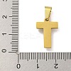 Ion Plating(IP) 304 Stainless Steel Pendants STAS-U024-01T-3