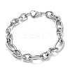 Tarnish Resistant 304 Stainless Steel Figaro Chain Bracelets LS-BJEW-E271-05P-1
