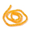 Electroplate Glass Beads Strands EGLA-A034-T1mm-L11-2