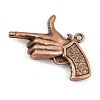 Tibetan Style Alloy Pendants AL-CBA2376-20R-1