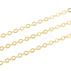 Brass Flat Oval Cable Chains CH030-G-1