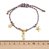 304 Stainless Steel Charms Bracelets BJEW-C114-13G-5