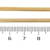 PVD Vacuum Plating 304 Stainless Steel Herringbone Chain Necklaces NJEW-F227-02G-04-3