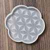 DIY Life of Flower Textured Cup Mat Silicone Molds LS-SIMO-H009-05H-2