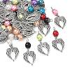 32Pcs 8 Colors Tibetan Style Alloy Pendants FIND-PH0008-69-1