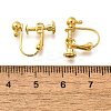 316 Stainless Steel Clip-on Earring Findings EJEW-R019-01G-3