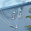 5Pcs 5 Styles 304 Stainless Steel Pendants STAS-UN0021-40P-3