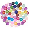 24colors Transparent Glass Beads GLAA-PH0006-01-10mm-5
