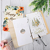 Wooden 2-Ring Loose Leaf Binder Postcard Phote Album Cover DIY-WH0547-015-7
