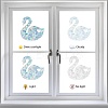Waterproof PVC Colored Laser Stained Window Film Static Stickers DIY-WH0314-112-4