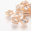 Rhombus Alloy Charms ZIRC-R007-053A-03-1