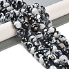 Natural Fire Crackle Agate Beads Strands G-M437-A01-01K-1