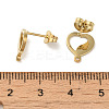 Ion Plating(IP) 304 Stainless Steel Stud Earring Findings STAS-I206-60G-3