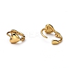 Brass Huggie Hoop Earrings EJEW-H121-08G-3