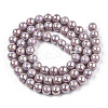 Electroplate Opaque Glass Beads Strands GLAA-T032-P10mm-AB07-2