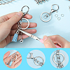 DIY Faux Suede Tasse Keychain Making Kits DIY-SP0002-43P-5