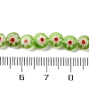 Handmade Millefiori Lampwork Beads Strands LAMP-G164-11H-4