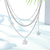 12Pcs 2 Colors 304 Stainless Steel Pendants STAS-UN0051-57-6