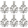 10Pcs Alloy Diffuser Locket Pendants FIND-SC0008-35-1