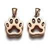 Ion Plating(IP) 304 Stainless Steel Pendants STAS-F253-11RG-1