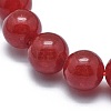 Natural Jade Bead Stretch Bracelets BJEW-K212-B-036-3