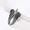 Openable Stainless Steel Memorial Urn Ashes Pendants BOTT-PW0002-043B-AS-2