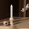 Marble Pillar Shaped DIY Silicone Candlesticks Molds LS-SIMO-G010-07-1