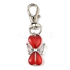 Angel Glass Pendant Decoration X1-HJEW-JM01188-4