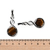Natural Tiger Eye Pendants G-F777-05P-11-3