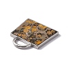 Natural Leopard Skin Jasper Pendants G-G977-04P-02-4