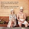 Wood Sand Timer for Dry Steam Room AJEW-WH0596-178-5