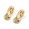 Brass Clip-on Earring Findings LS-KK-F907-09G-1