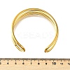 304 Stainless Steel Cuff Bangles for Women BJEW-M103-01A-G-2