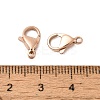 Ion Plating(IP) 304 Stainless Steel Lobster Claw Clasps STAS-AB12-RG-3