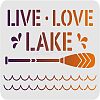 Large Plastic Reusable Drawing Painting Stencils Templates DIY-WH0202-108-1