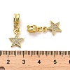 Rack Plating Brass Micro Pave Cubic Zirconia Charms KK-S398-05A-3