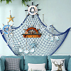 5Pcs 5 Styles Mediterranean Style Natural Wood Pendant Ornaments HJEW-PH0001-36-3