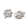 Brass Micro Pave Cubic Zirconia Pendants KK-E068-VB134-1-3